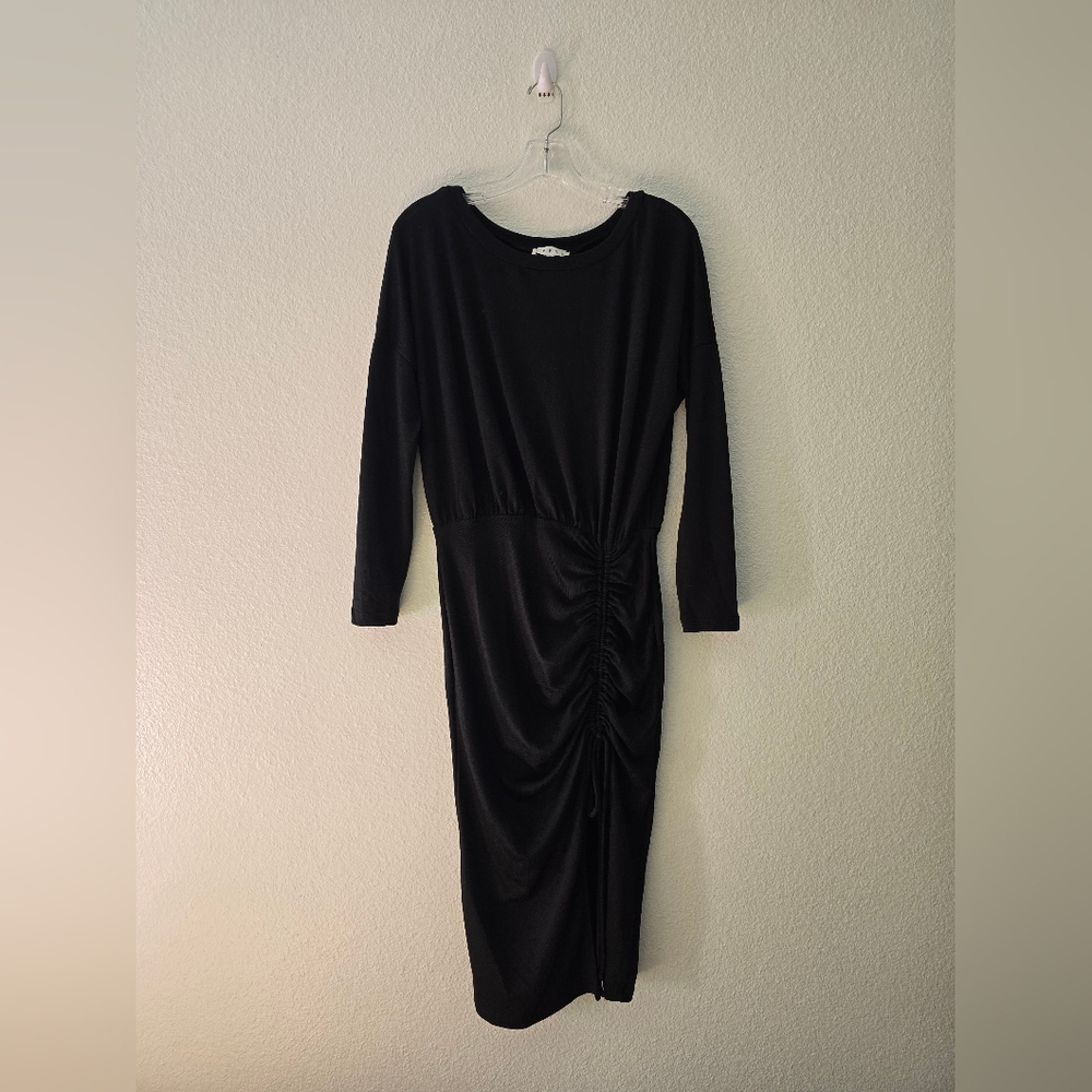 HYFVE Black Ruching Dress